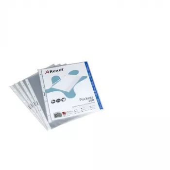 Rexel Crystal Clear A4 Oben offene Hülle (50), 210 x 297 mm (A4), Transparent, Polypropylen (PP), Hochformat, 50 St.