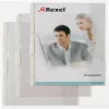 Rexel Dokumentenmappe mit Faltlasche, 220 x 300 mm, Transparent, 0,13 mm, 250 mm, 328 mm, 4 mm