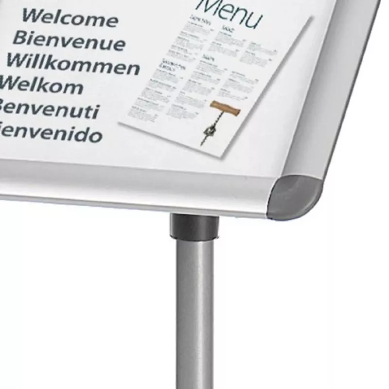 Nobo Essence A4 Display-Ständer, Silber, Aluminium, 340 mm, 1405 mm
