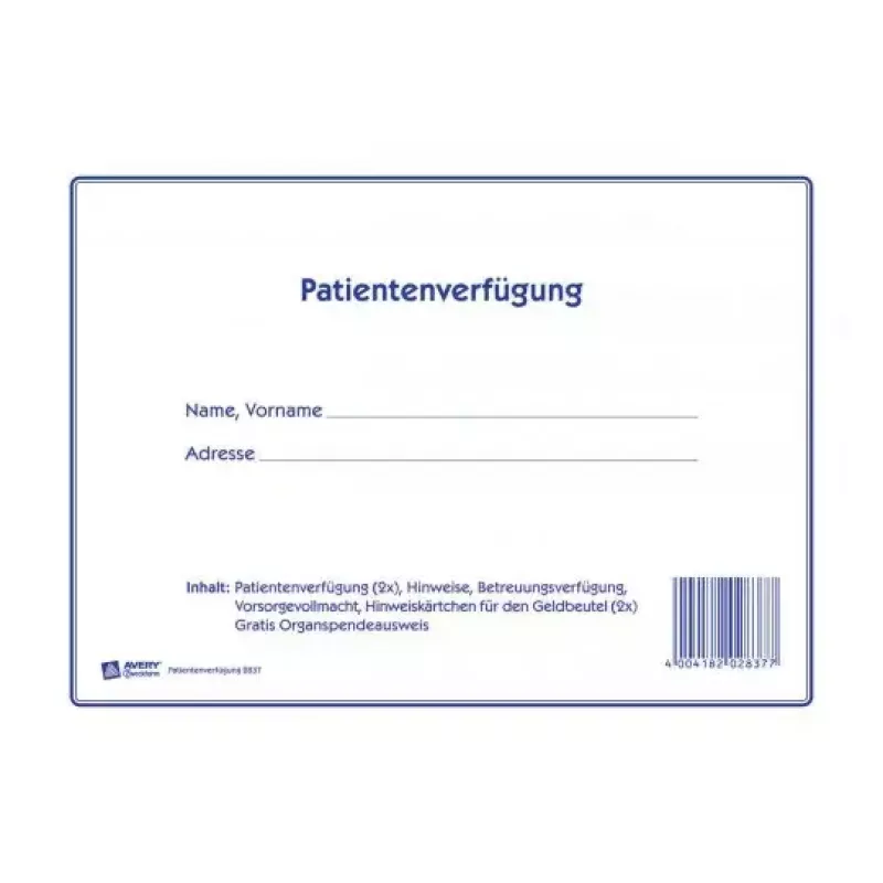 Registerpapier Avery 2837