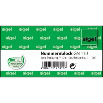 Geschäftsformular Sigel GN110
