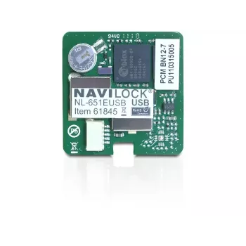 USB GPS-Empfängermodul Navilock NL-651EUSB — 50 Kanäle, USB-Schnittstelle, Empfindlichkeit -160 dBmW, 30×30×7,9 mm