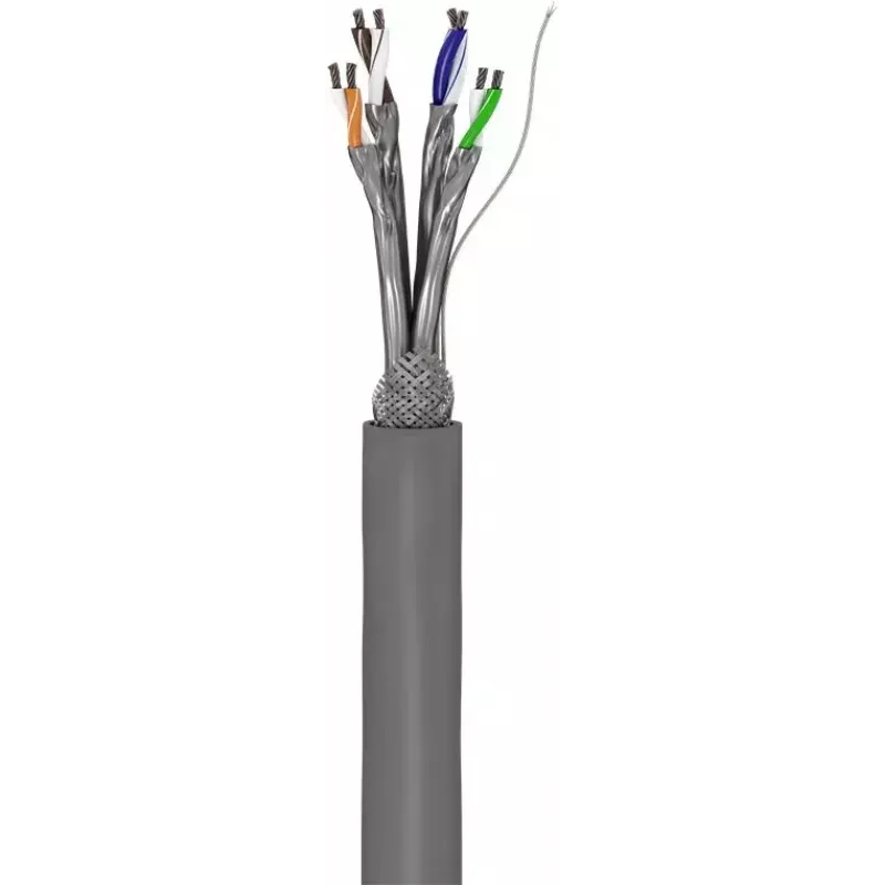 Netzwerkkabel Goobay CAT 6 S/FTP PiMF Grau 305m