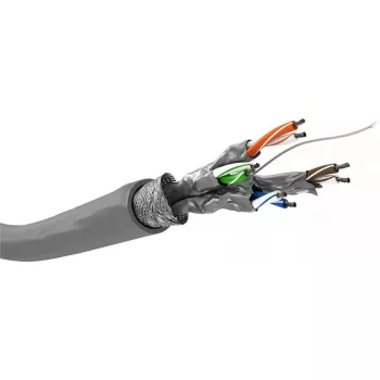Netzwerkkabel Goobay CAT 6 S/FTP PiMF Grau 305m