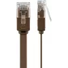 Netzwerkkabel Goobay 95896 3m Cat6 U/UTP Braun