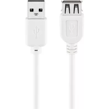 USB-Verlängerungskabel Goobay 96197 0,6 m Weiß