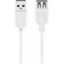 USB 2.0 Hi-Speed-Verlängerungskabel Goobay 96198 1,8 m Weiß
