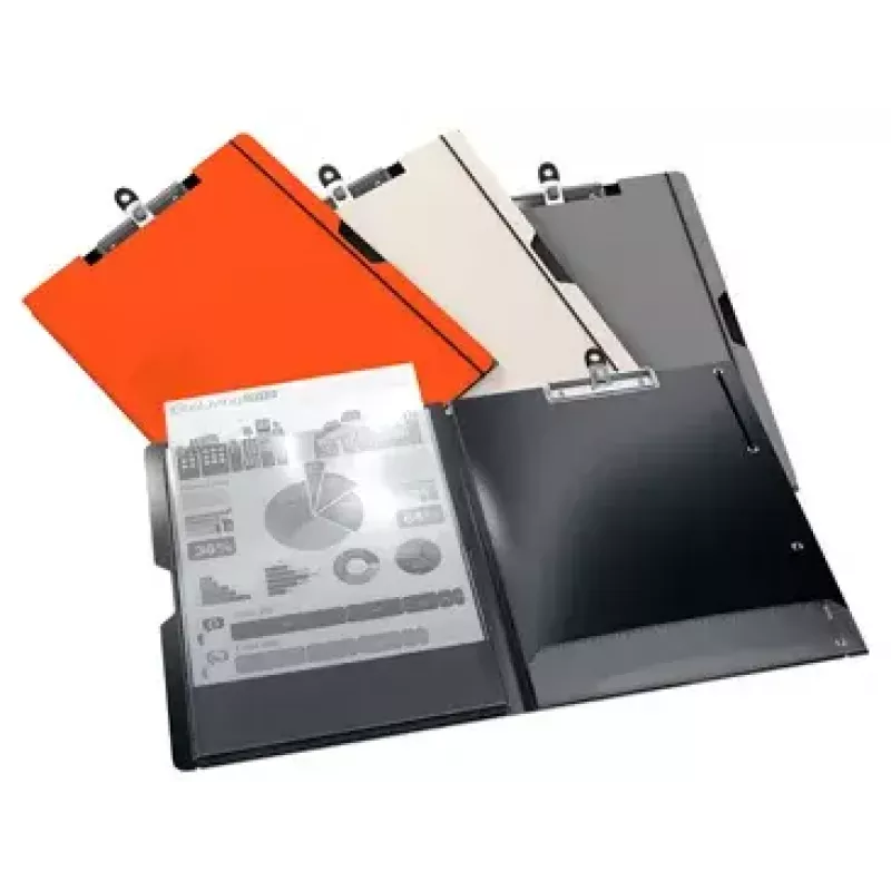 Klemmbrett Kunststoff Grau Elba 400021703