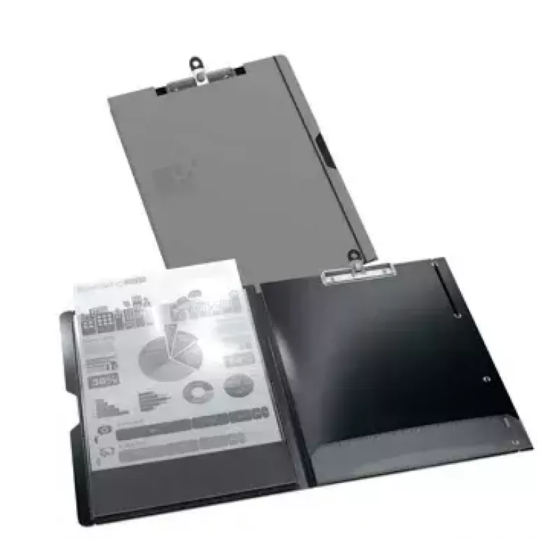 Klemmbrett Kunststoff Grau Elba 400021703