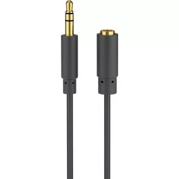 Audio AUX-Verlängerungskabel Goobay 97120 3,5 mm 3-polig schlank 3 m