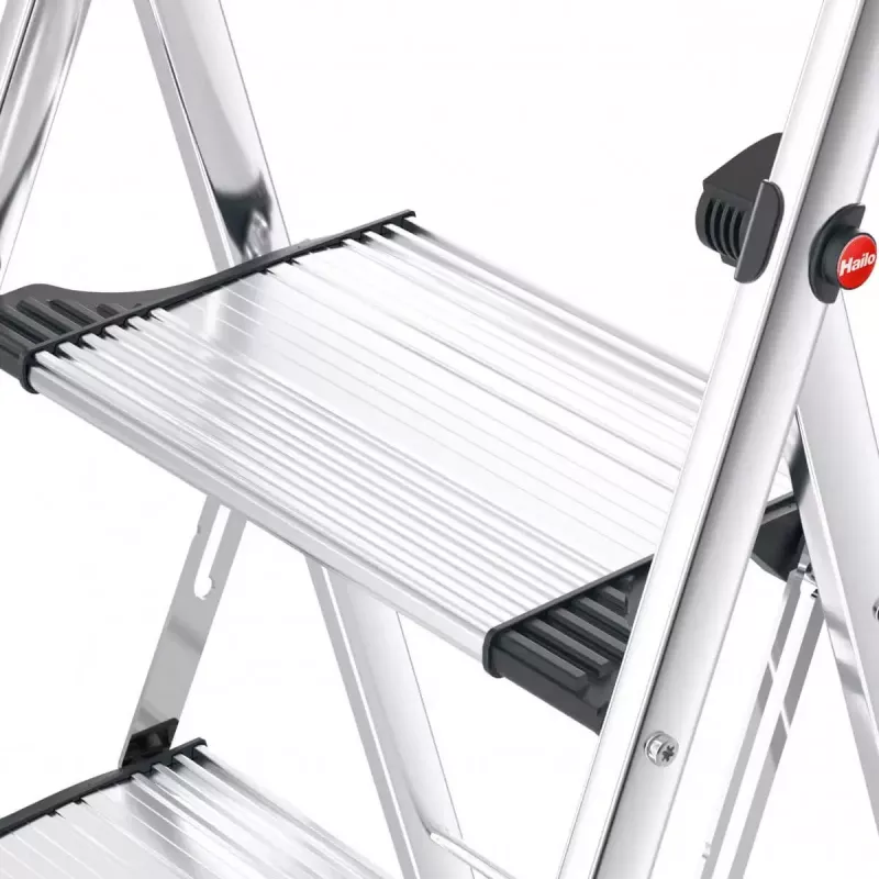 Stufenleiter Hailo K100 TopLine Grau