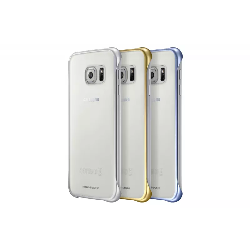 Samsung EF-QG920B Handyhülle Cover Blau, Transparent
