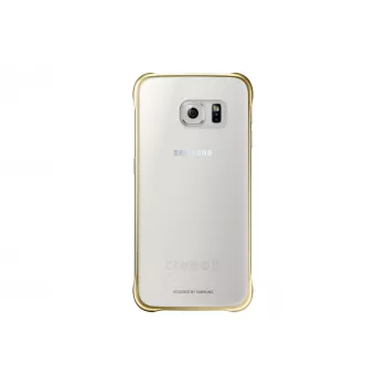 Samsung EF-QG920B Handyhülle Cover Gold, Transparent