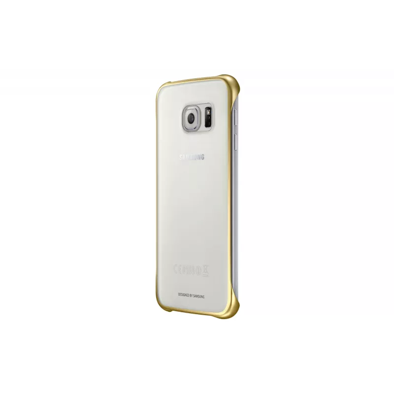 Samsung EF-QG920B Handyhülle Cover Gold, Transparent