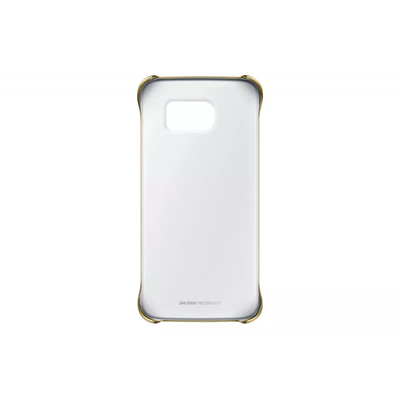 Samsung EF-QG925B Handyhülle Cover Gold, Transparent