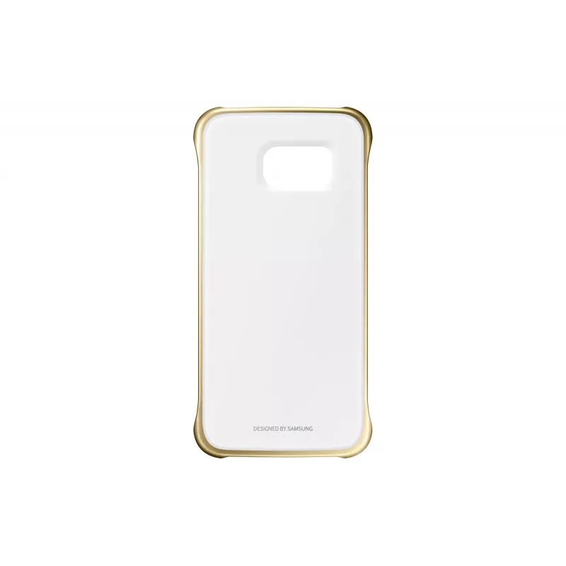 Samsung EF-QG925B Handyhülle Cover Gold, Transparent