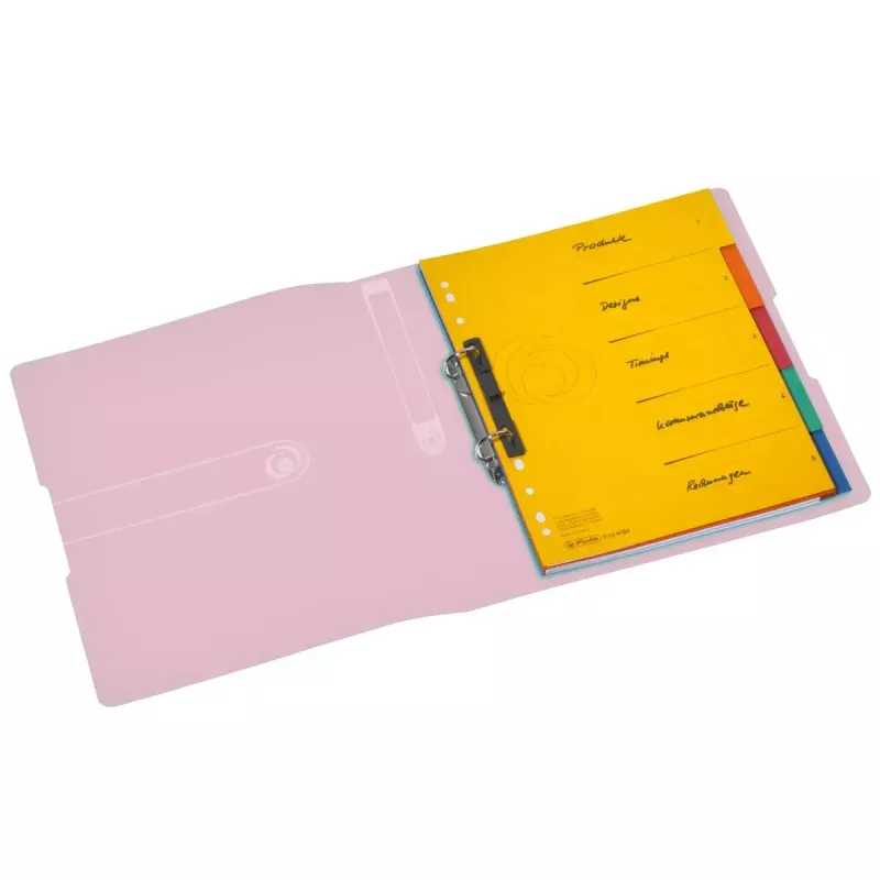 Ringbuch Herlitz 11409026 Rose Transparent