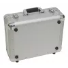 Hardcase Roadinger 30122056 Silber für Schallplatten 425x380x175mm