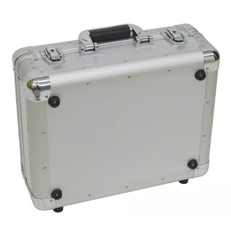 Hardcase Roadinger 30122056 Silber für Schallplatten 425x380x175mm