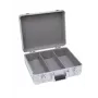 Hardcase Roadinger 30122056 Silber für Schallplatten 425x380x175mm