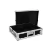 Hardcase Roadinger 30123310 für Plattenspieler Sperrholz Schwarz Silber