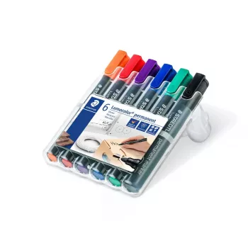 Permanentmarker Staedtler Lumocolor 352 Bullet Tip 6 Stück