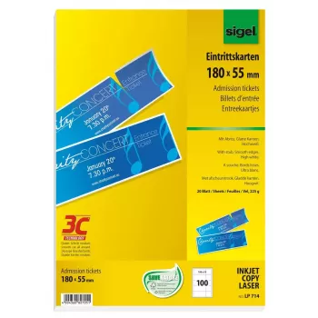 Ticket Sigel LP714 100 Stück