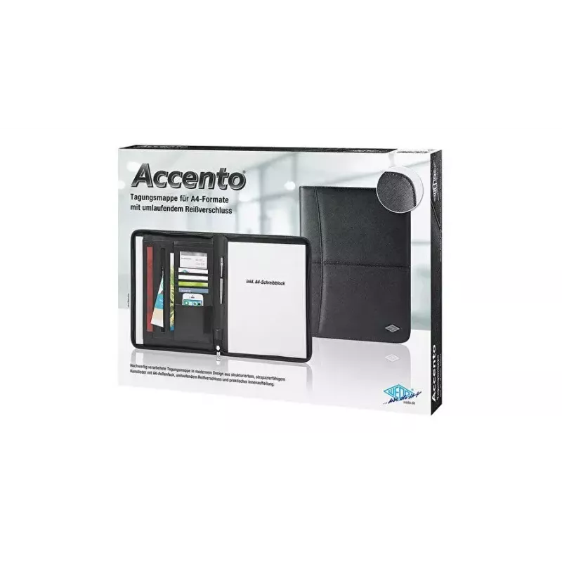 Personal Organizer WEDO 58 64301 Leder Schwarz