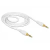 Audiokabel DeLOCK 85548 1m 3,5mm Weiß