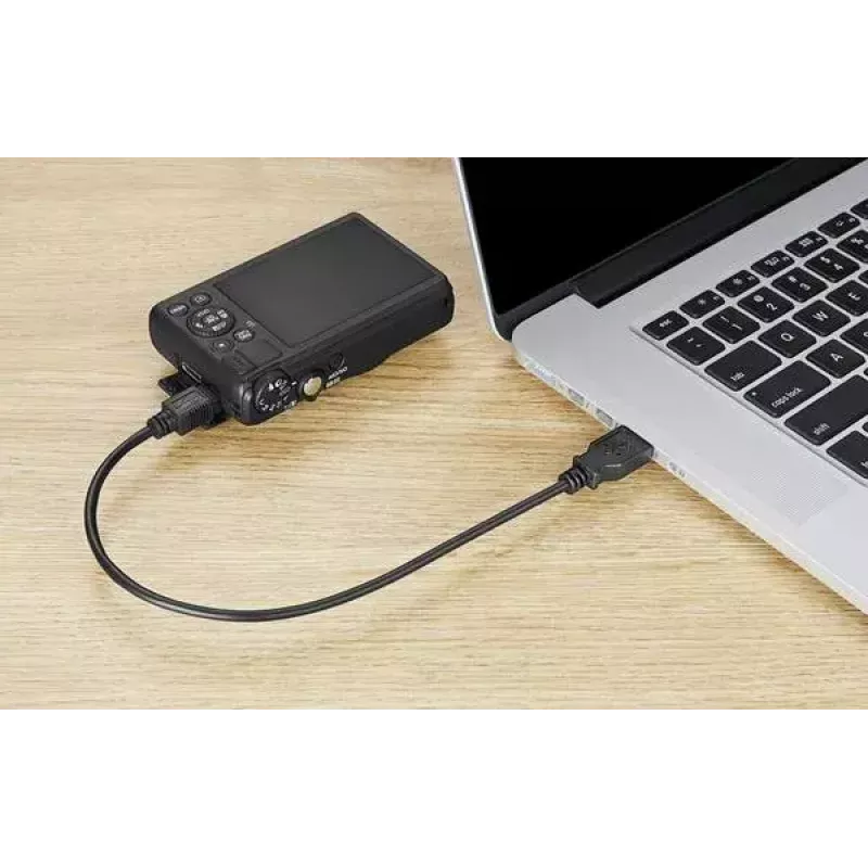 USB-Kabel Renkforce RF-4455804 0,15 m USB-A auf Mini-USB-B Schwarz