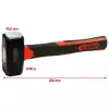 Vorschlaghammer KS Tools 142.5101 Stahlkopf Glasfaserstiel 26 cm 1,13 kg