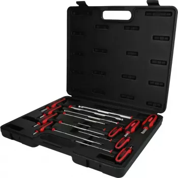 T-Griff-Innensechskantschlüsselsatz KS Tools 151.8150 — 9-tlg., T-Griff mit kurzem Schenkel