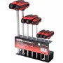 KS Tools 158.8130 ERGOTORQUEplus T-Griff-Innensechskant-Schlüssel-Satz, 8-tlg.