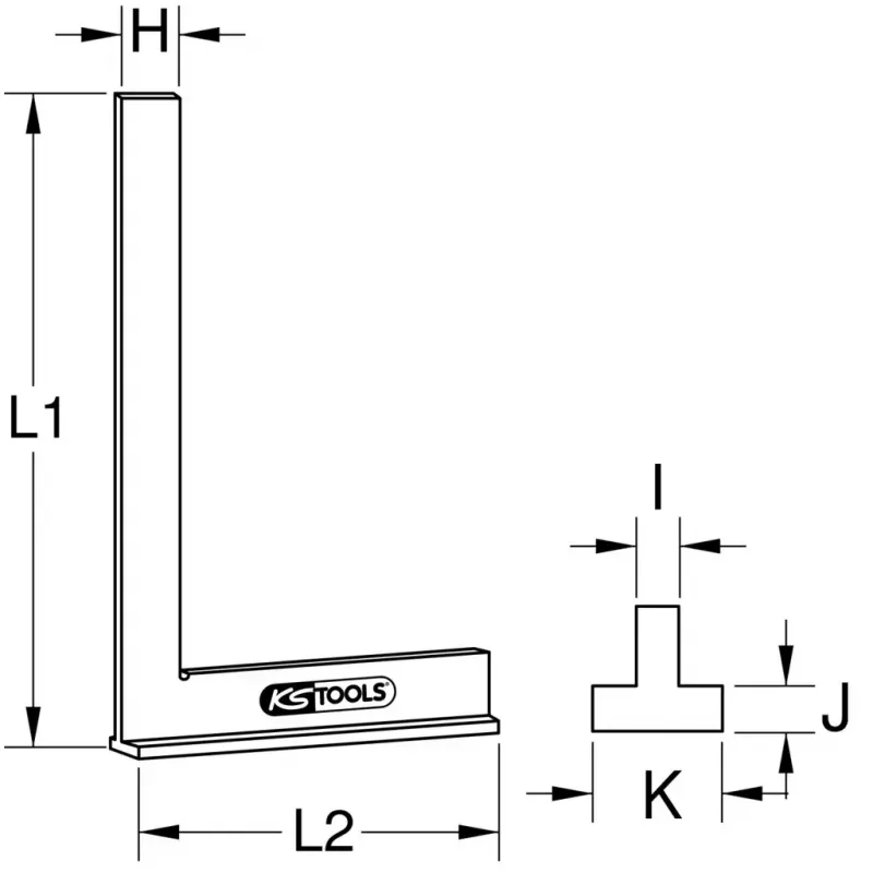 Winkel KS Tools 300.0271 Gewicht 260 g
