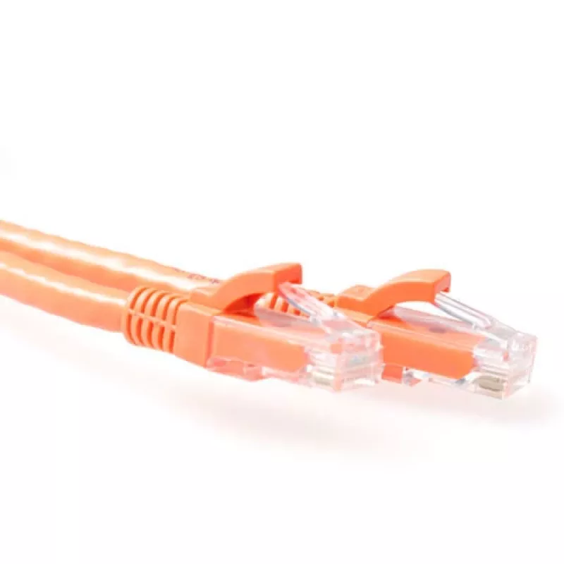 ACT Orange 10 m U/UTP CAT6 Patchkabel, snagless, mit RJ45-Steckern