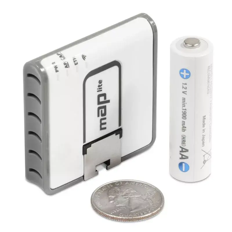 Mikrotik mAP lite, RBMAPL-2ND, 2,4 GHz, PoE, 10/100 Mbit/s, Weiß
