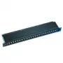 Patchpanel CAT6 geschirmt 24 Ports mit Abdeckung ACT PP1012