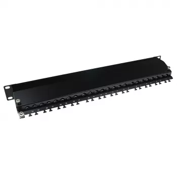ACT Patchpanel 24-Ports geschirmt CAT6A mit Abdeckung CAT6A