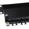 ACT Patchpanel 24-Ports geschirmt CAT6A mit Abdeckung CAT6A