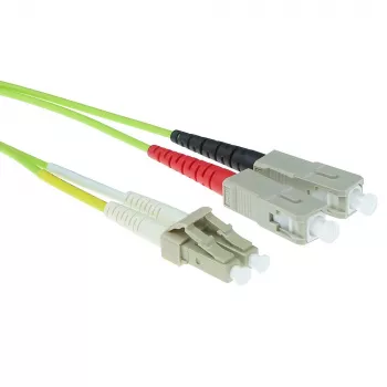 ACT 5 m LSOH Multimode 50/125 OM5 Glasfaser-Patchkabel Duplex mit LC- und SC-Steckern