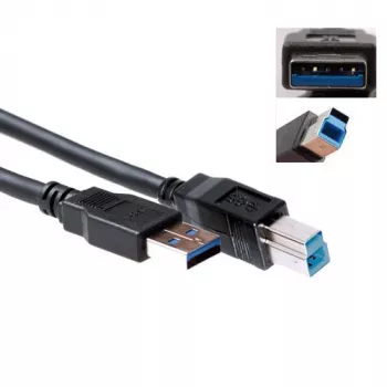 USB-Kabel ACT USB 3.2 Gen1 A-Stecker - USB B-Stecker 3,00 m