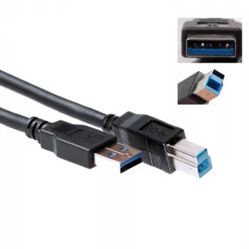 USB 3.0 A Stecker - USB B Stecker 5,00 m, ACT, SB0004