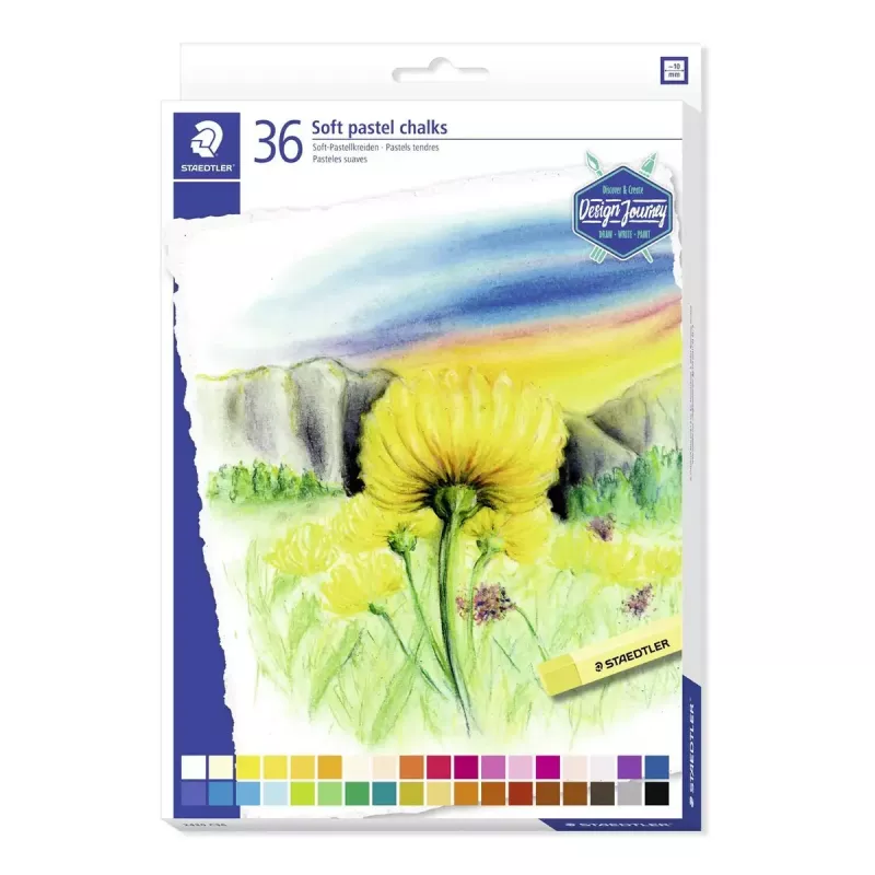 Staedtler Design Journey Soft Pastel Chalk 2430 C36, 36 Stück