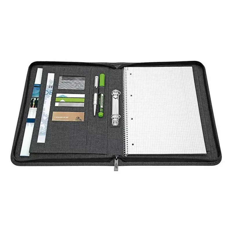 Personal organizer WEDO 58 352412 A4 Polyester grau, 2-Ring-Ordner