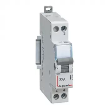Leitungsschutzschalter Legrand 412900 — einpolige Schutzeinrichtung, kompaktes Modul, Verpackung 184×88×100 mm