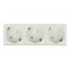 Steckdose DELOCK 81323 CEE 7/3 3P+N+PE 250V 16A ABS Weiß
