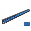 Splice-Box-Frontplatte DeLOCK 19 Zoll 24 Port SC Simplex blau