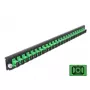Splicebox Frontblende DeLOCK 19 Zoll 24 Port SC Simplex grün