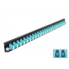 Splice Box Frontblende DeLOCK 19 Zoll 24 Port LC Duplex Aqua