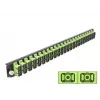 Spleißbox-Frontplatte DeLOCK 19 Zoll 24 Port SC Duplex limettengrün